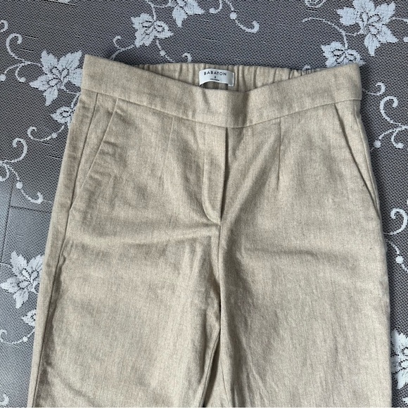 Aritzia Babaton Conan Wool And Cashmere Blend Pull On Crop Pant Sz 2 - Picture 3 of 13